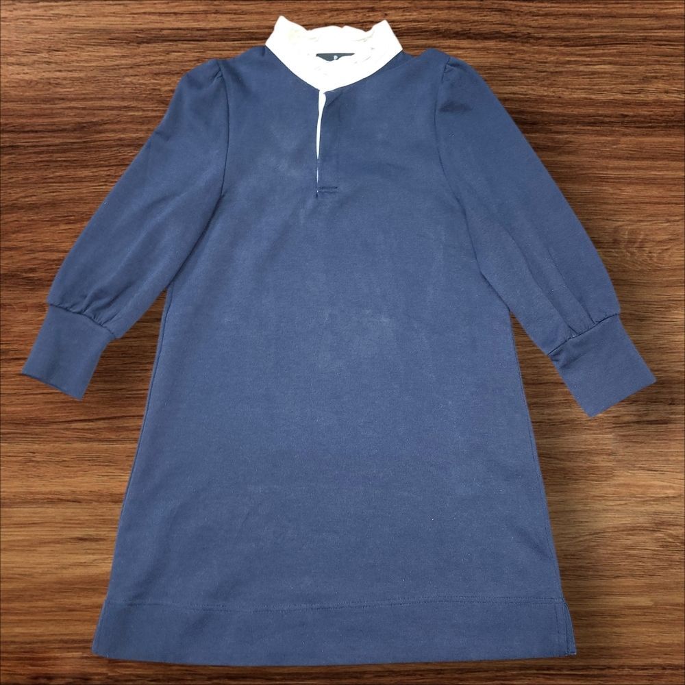 Pomander Place by Tuckernuck Navy Blue Charlotte Terry Shirt Dress. Sz. M